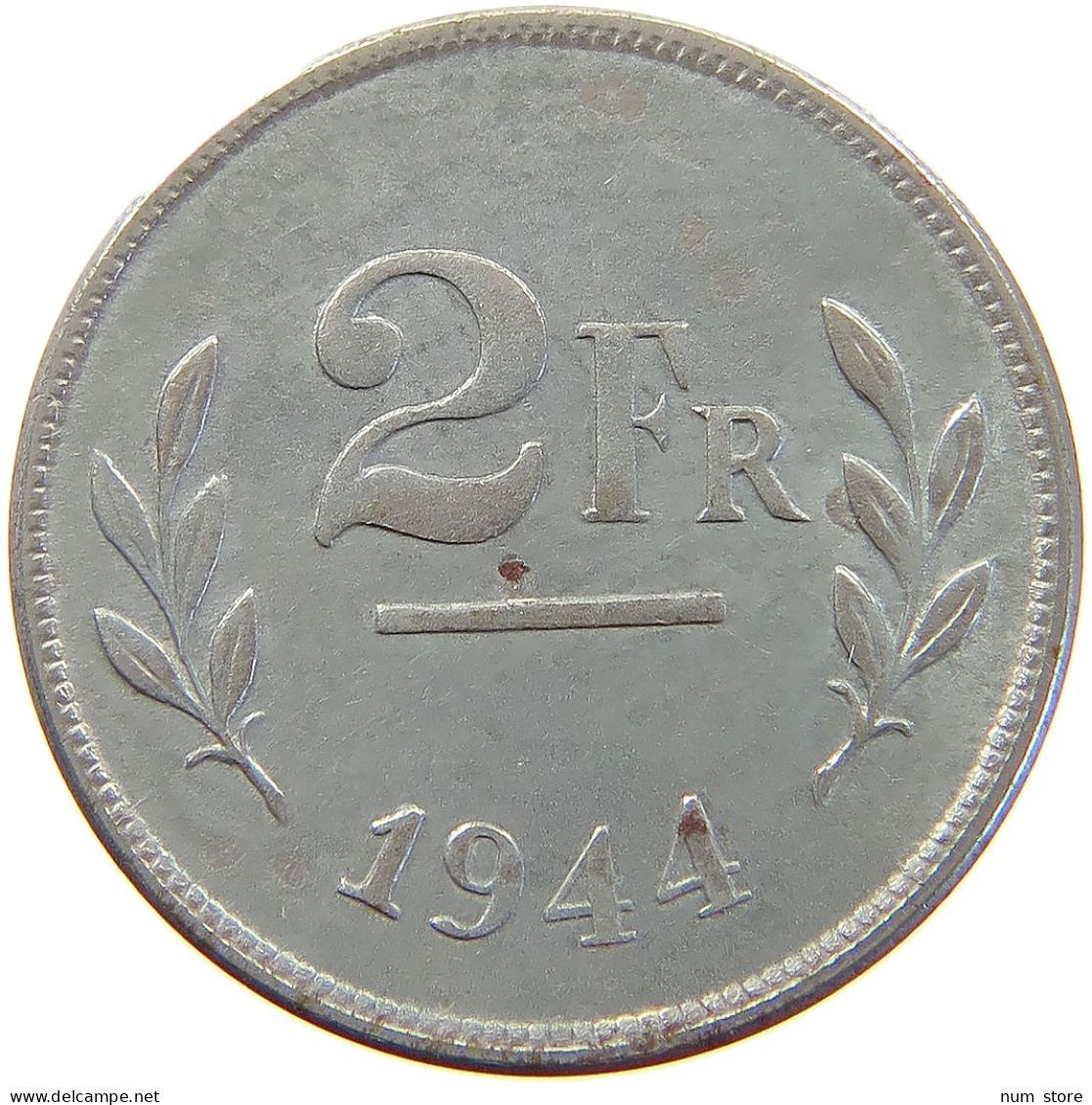 BELGIUM 2 FRANCS 1944 LEOPOLD III. (1934-1951) #c058 0361 - 2 Francs (1944 Libération)