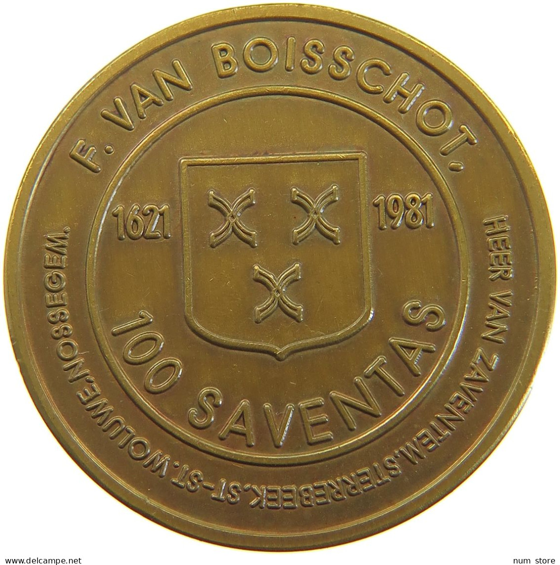 BELGIUM 100 SAVENTAS 1981 BADOUIN I. 1951-1993 #a070 0421 - Non Classés