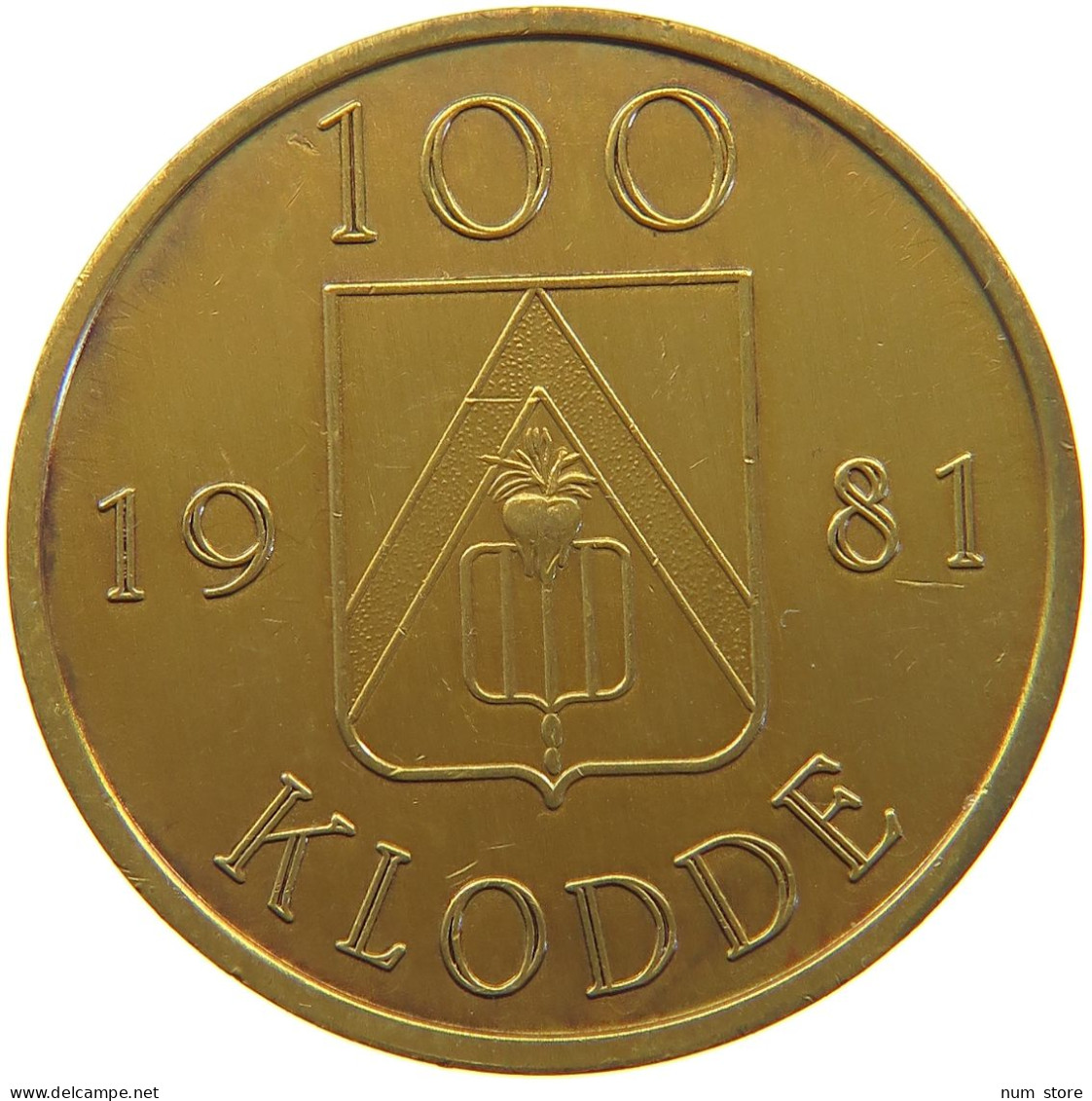 BELGIUM 100 KLODDE 1981 BADOUIN I. 1951-1993 #a070 0419 - Sin Clasificación