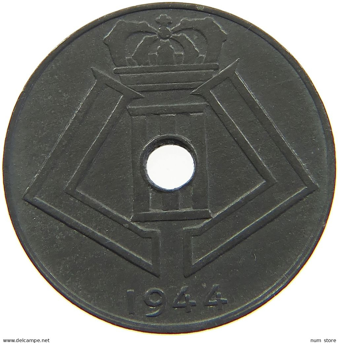 BELGIUM 10 CENTIMES 1944 LEOPOLD III. (1934-1951) #a086 0459 - 10 Centimes