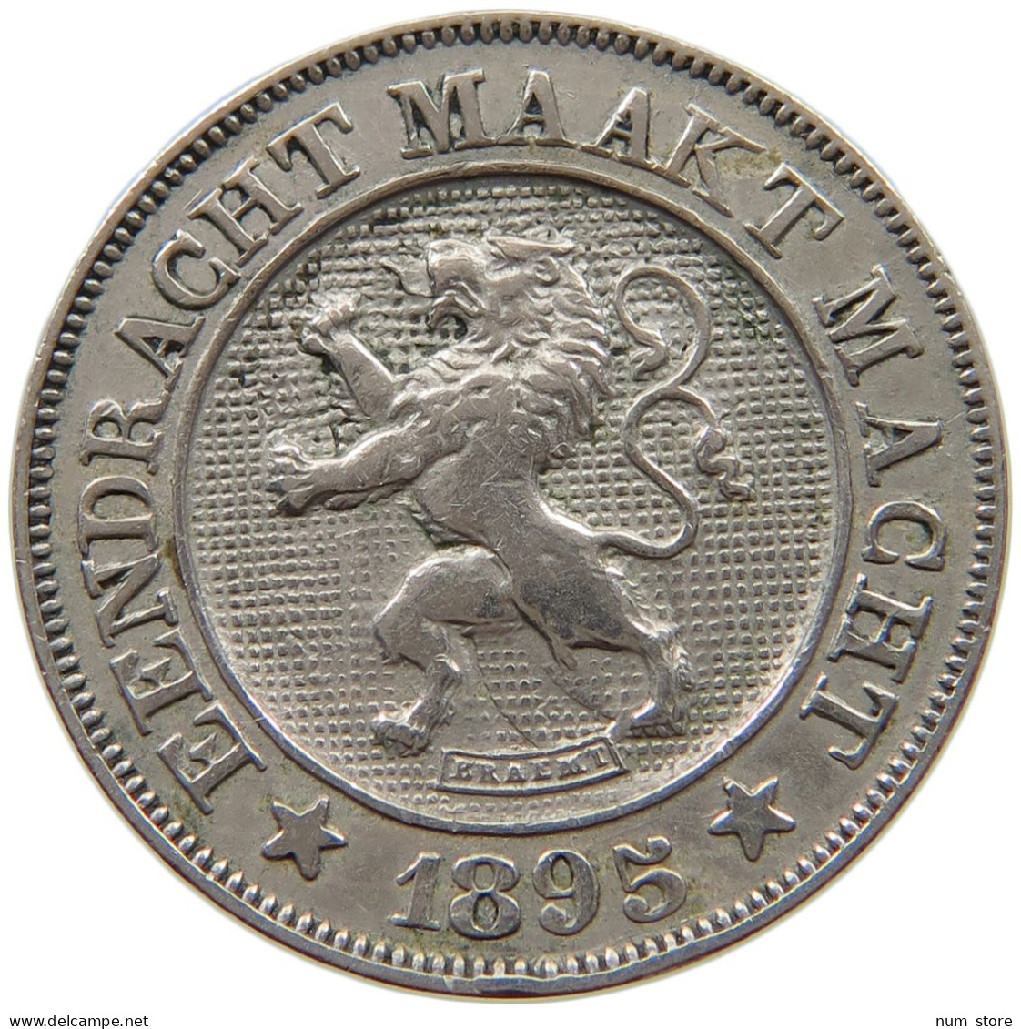 BELGIUM 10 CENTIMES 1895 Leopold II. 1865-1909 #s034 0711 - 10 Centimes