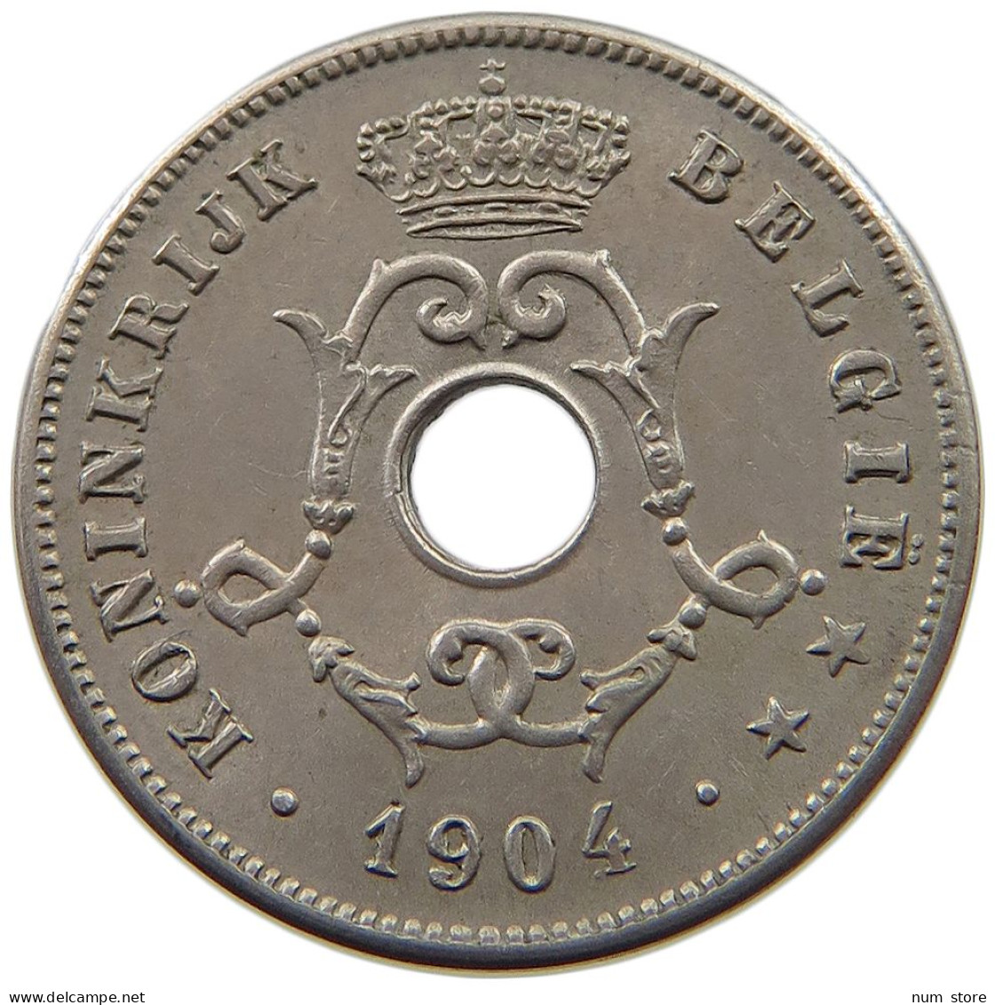 BELGIUM 10 CENTIMES 1904  #t061 0271 - 10 Cent