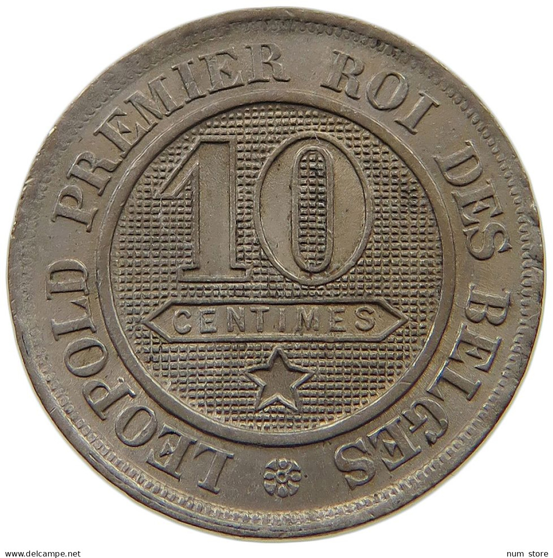 BELGIUM 10 CENTIMES 1862  #t061 0267 - 10 Cents