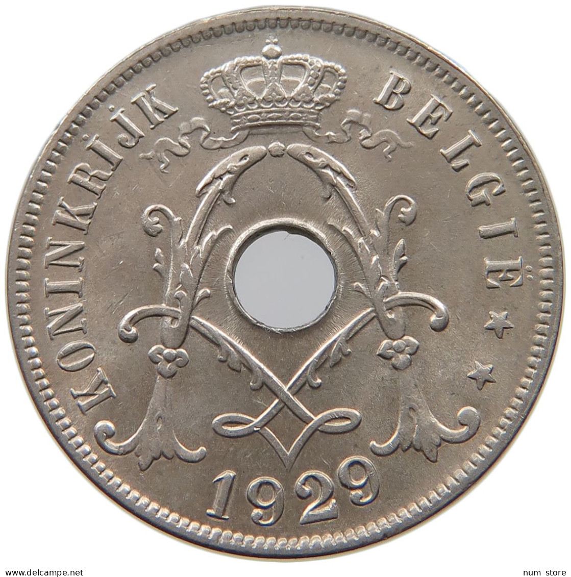 BELGIUM 25 CENTIMES 1929 Albert I. 1909-1934 #a034 0569 - 25 Cents