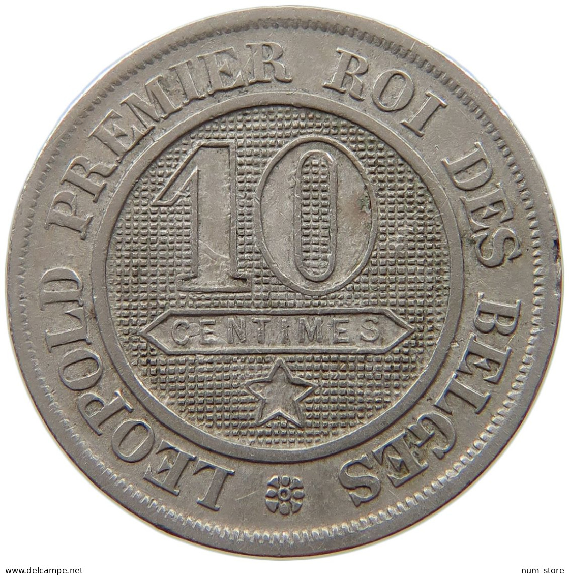 BELGIUM 10 CENTIMES 1862 Leopold I. (1831-1865) #a015 1119 - 10 Cent