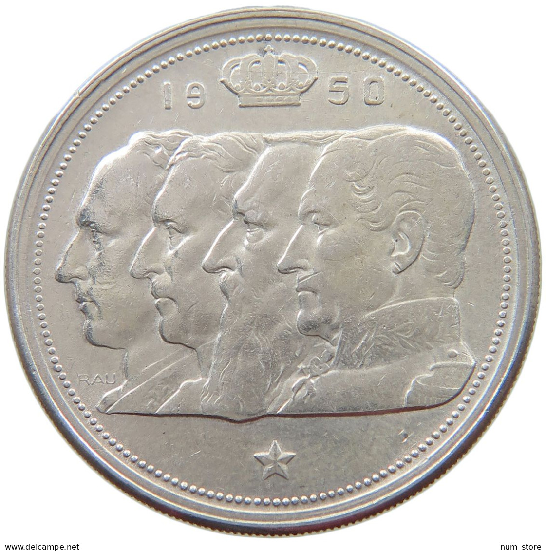 BELGIUM 100 FRANCS 1950 LEOPOLD III. (1934-1951) #a001 0211 - 100 Francs