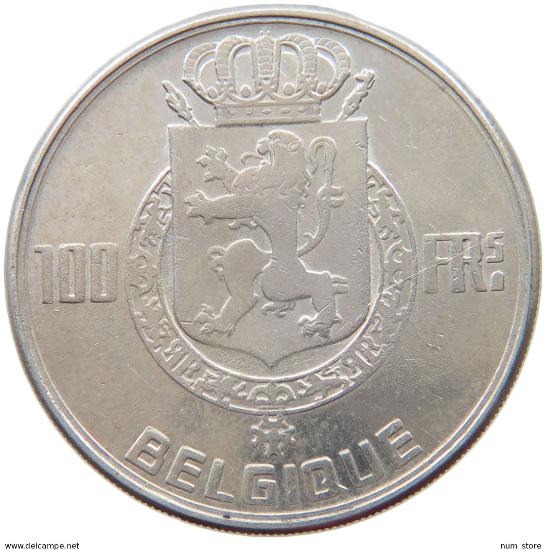 BELGIUM 100 FRANCS 1950 LEOPOLD III. (1934-1951) #a001 0211 - 100 Francs