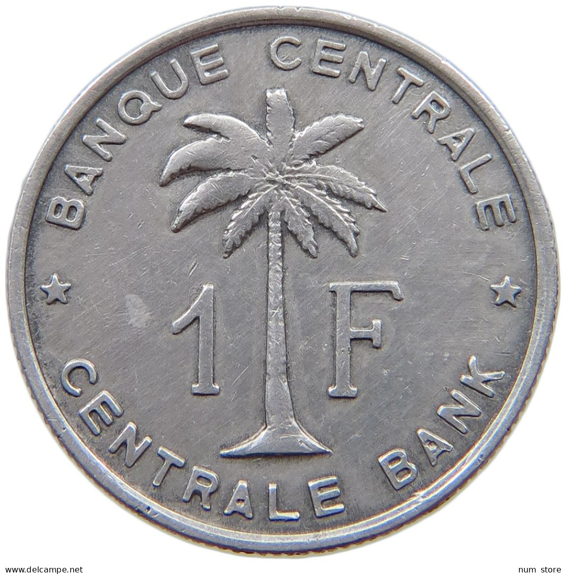 BELGIAN CONGO FRANC 1959  #s042 0637 - 1951-1960: Baudouin I