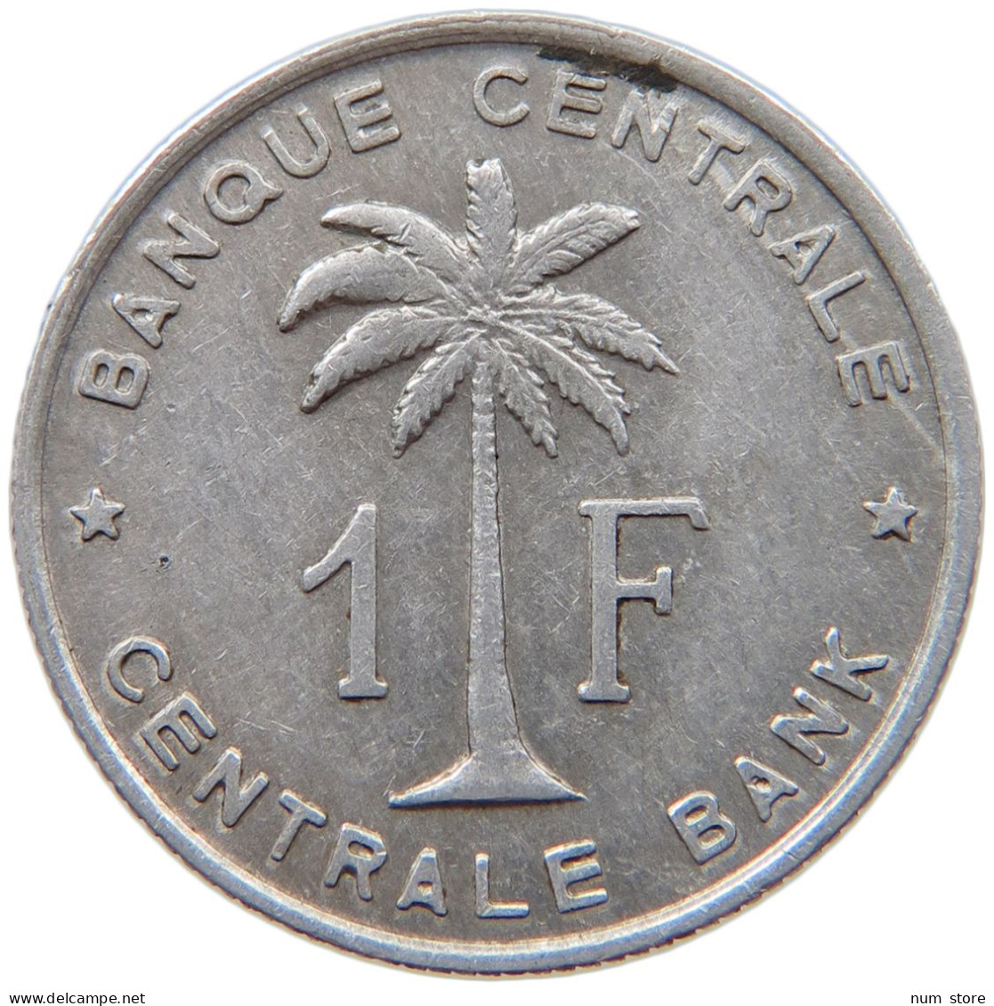 BELGIAN CONGO FRANC 1959  #s023 0157 - 1951-1960: Baudouin I