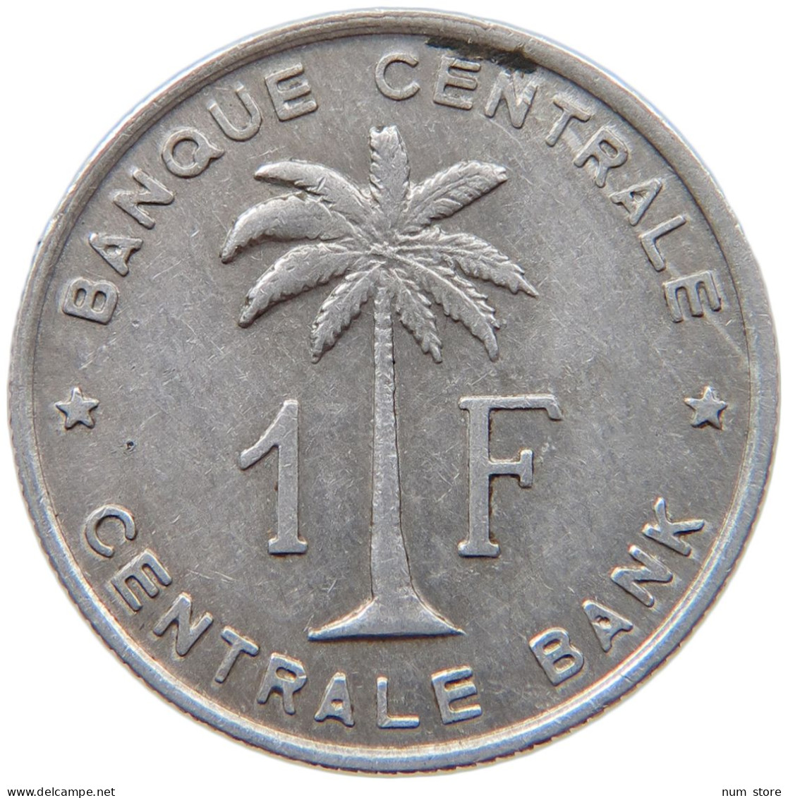 BELGIAN CONGO FRANC 1959  #s023 0157 - 1951-1960: Boudewijn I