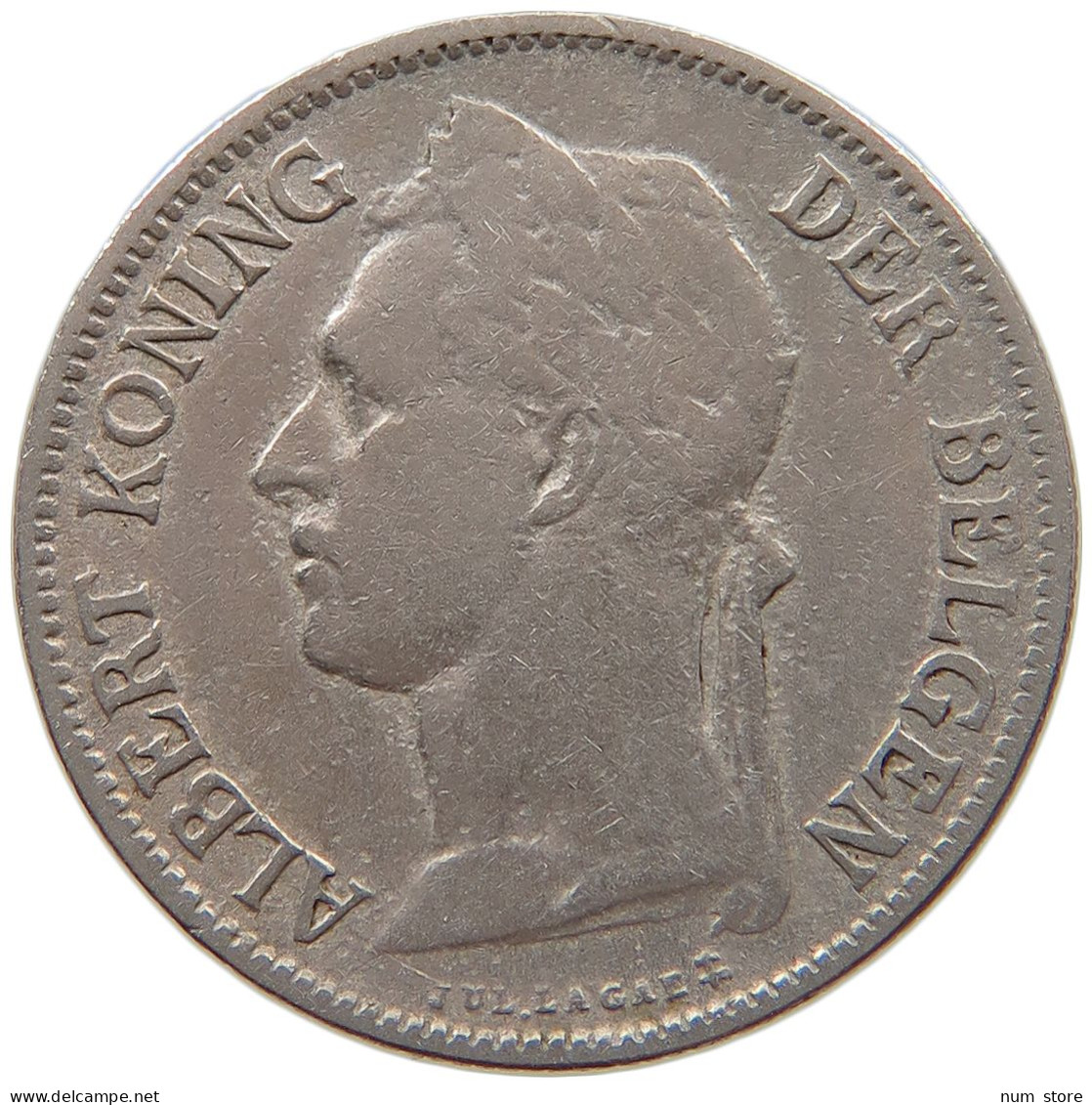 BELGIAN CONGO 50 CENTIMES 1926  #a061 0137 - 1910-1934: Albert I.