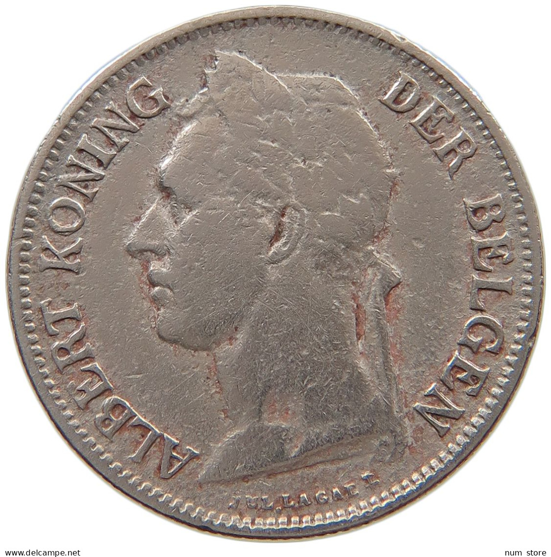 BELGIAN CONGO 50 CENTIMES 1926  #a061 0141 - 1910-1934: Alberto I