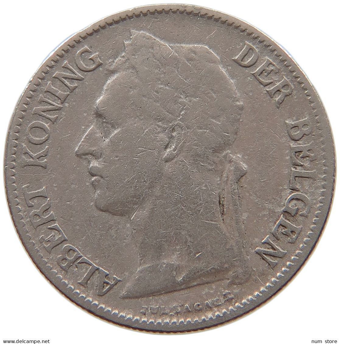 BELGIAN CONGO 50 CENTIMES 1922  #a061 0129 - 1910-1934: Albert I.