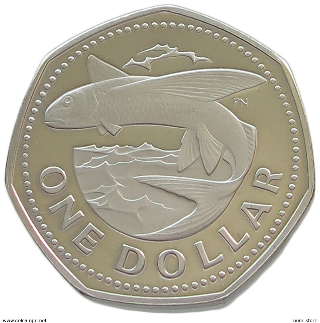 BARBADOS DOLLAR 1974  #w030 0465 - Barbados