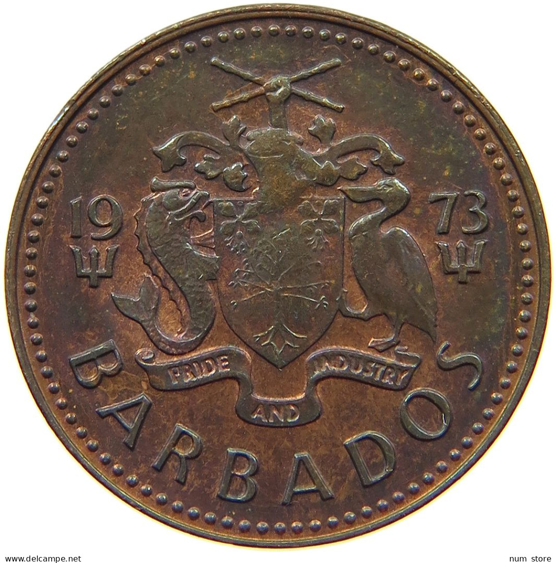 BARBADOS CENT 1973  #s067 0393 - Barbados