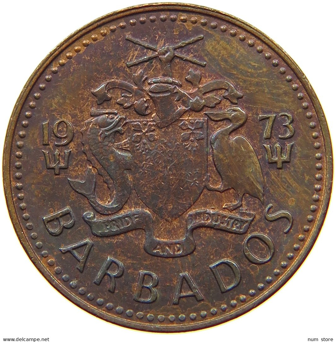 BARBADOS CENT 1973  #s067 0391 - Barbados