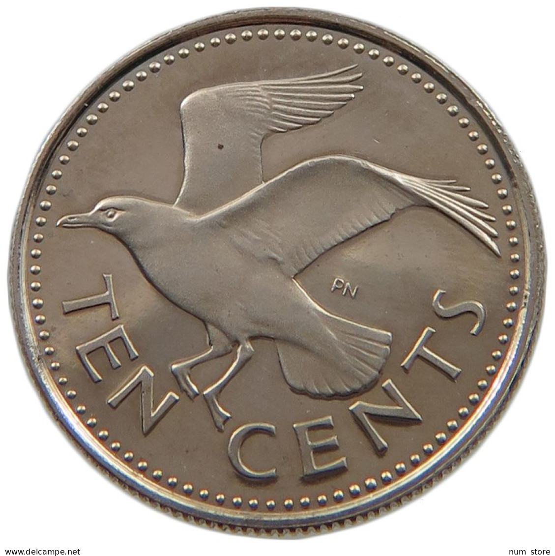 BARBADOS 10 CENTS 1974  #alb022 0557 - Barbados