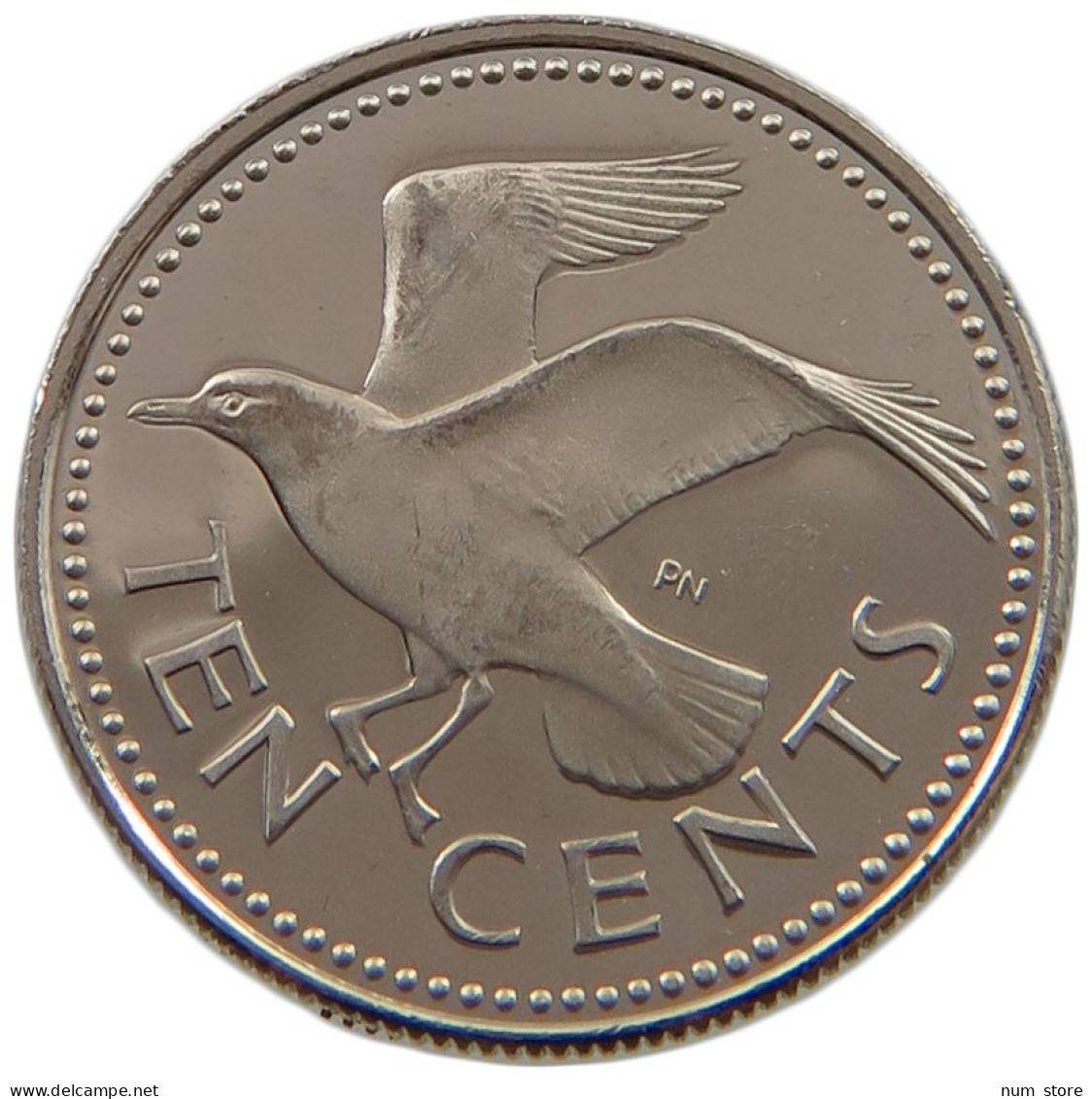 BARBADOS 10 CENTS 1975  #alb022 0555 - Barbados