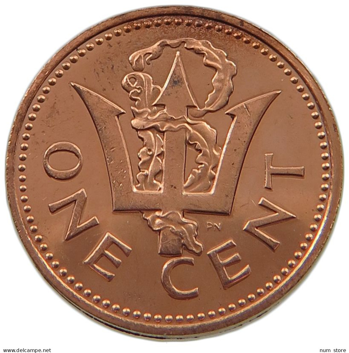 BARBADOS CENT 1975  #alb022 0537 - Barbados