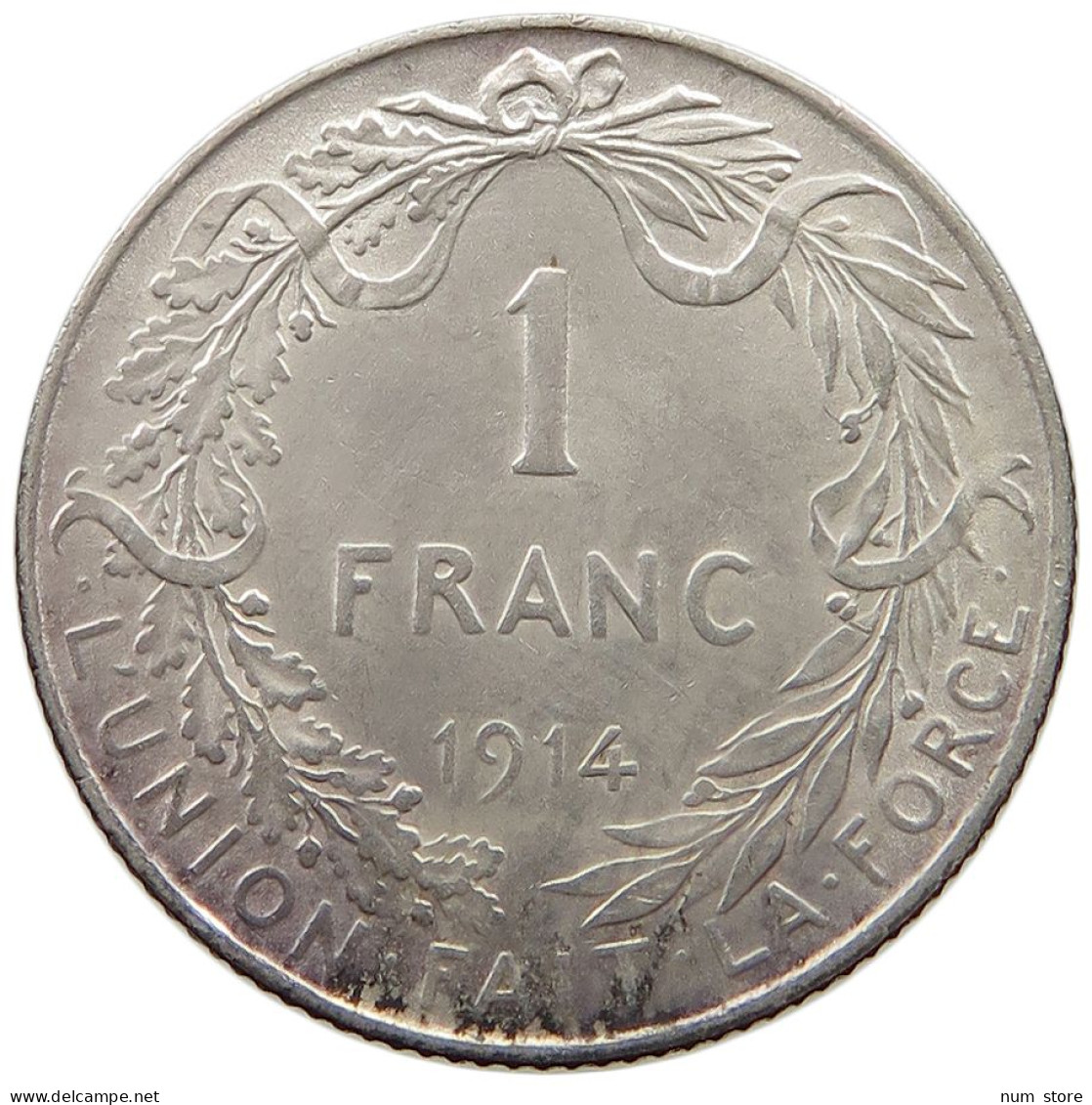 BELGIUM FRANC 1914  #t061 0083 - 1 Franco