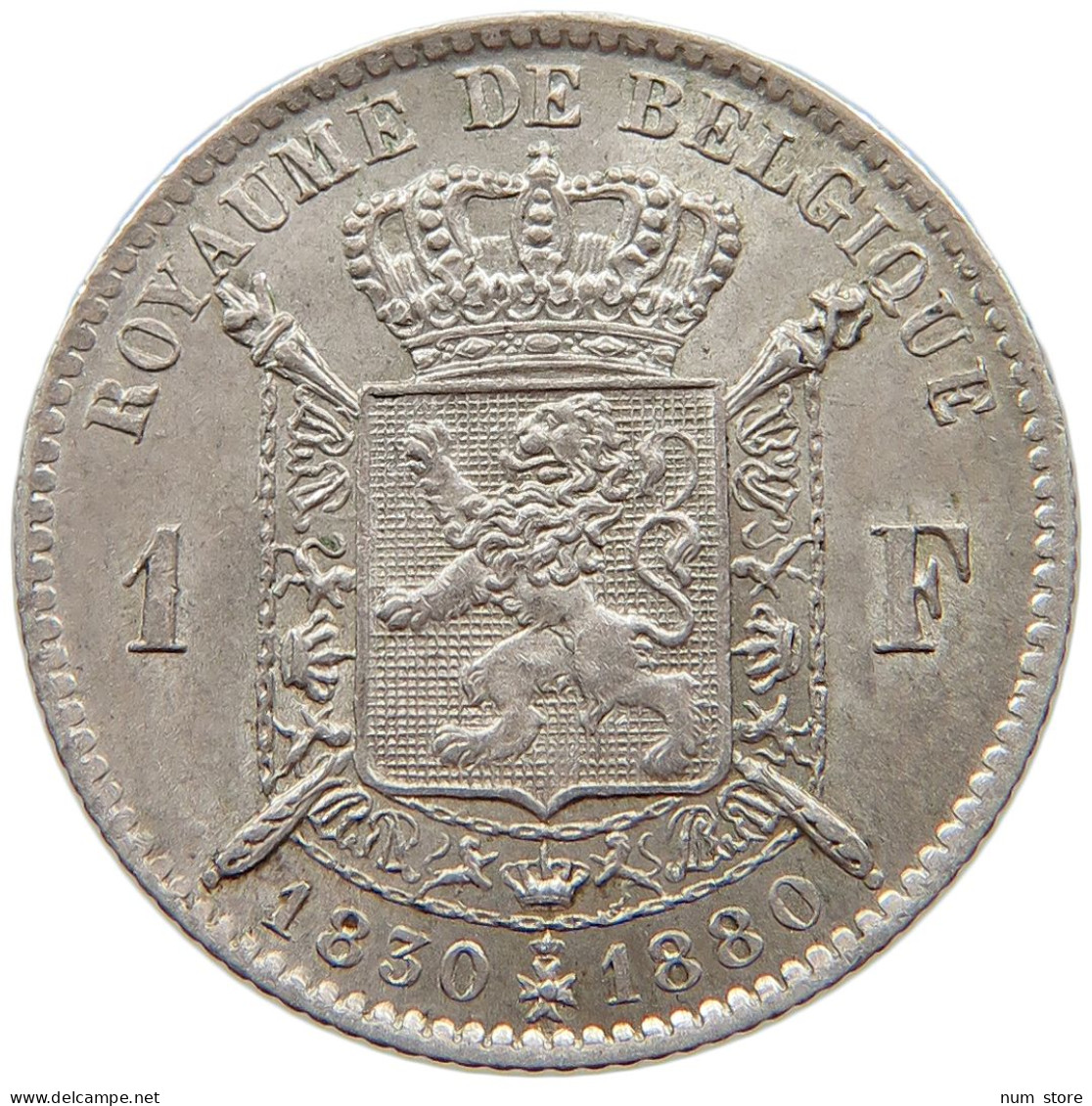 BELGIUM FRANC 1830-1880  #t078 0037 - 1 Franc