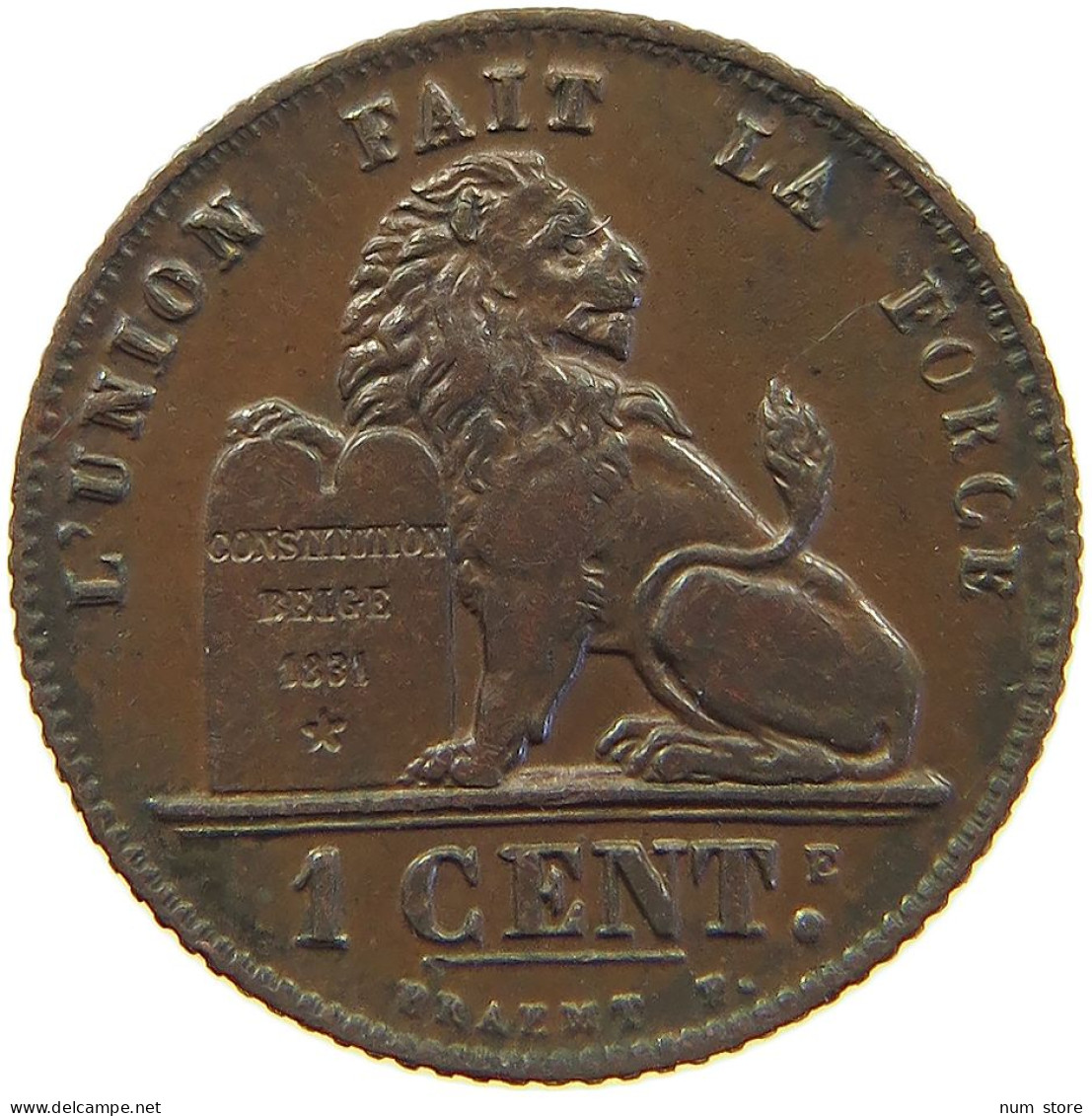 BELGIUM CENTIME 1912 Albert I. 1909-1934 #c052 0359 - 1 Cent