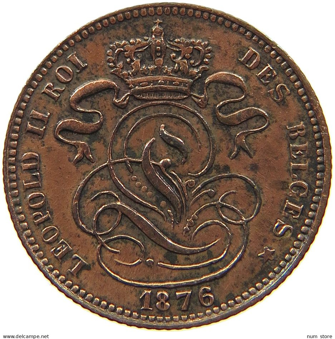 BELGIUM CENTIME 1876  #t092 0357 - 1 Cent