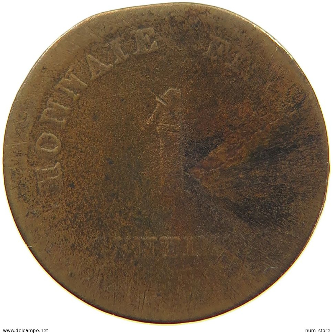 BELGIUM CENTIME 1833 Leopold I. (1831-1865) GAND GENT #c065 0087 - 1 Cent