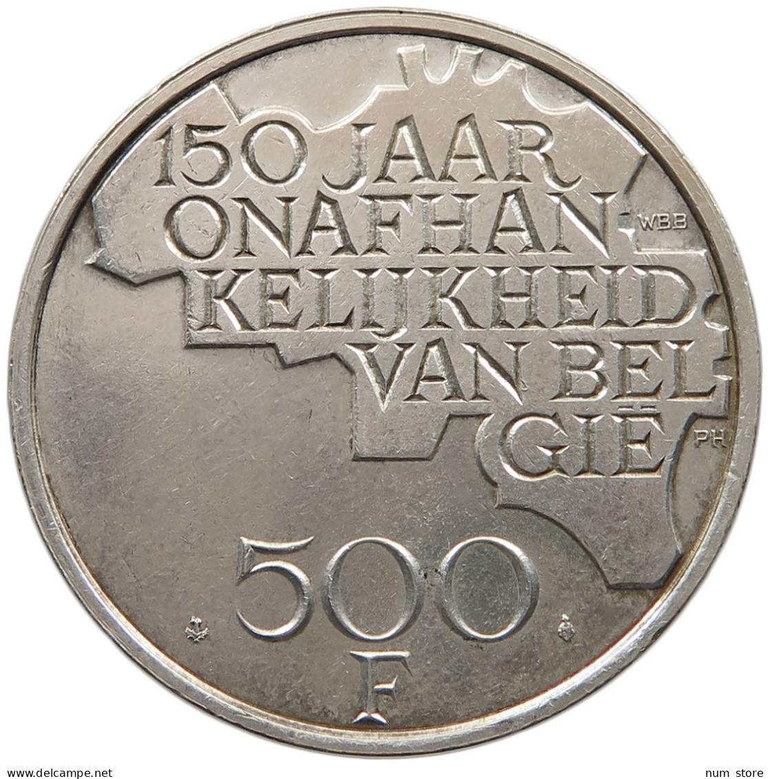 BELGIUM 500 FRANC 1980 BADOUIN I. 1951-1993 #c021 0203 - 500 Frank