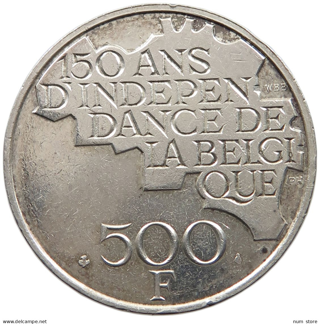 BELGIUM 500 FRANC 1980 BADOUIN I. 1951-1993 #tm7 0445 - 500 Francs