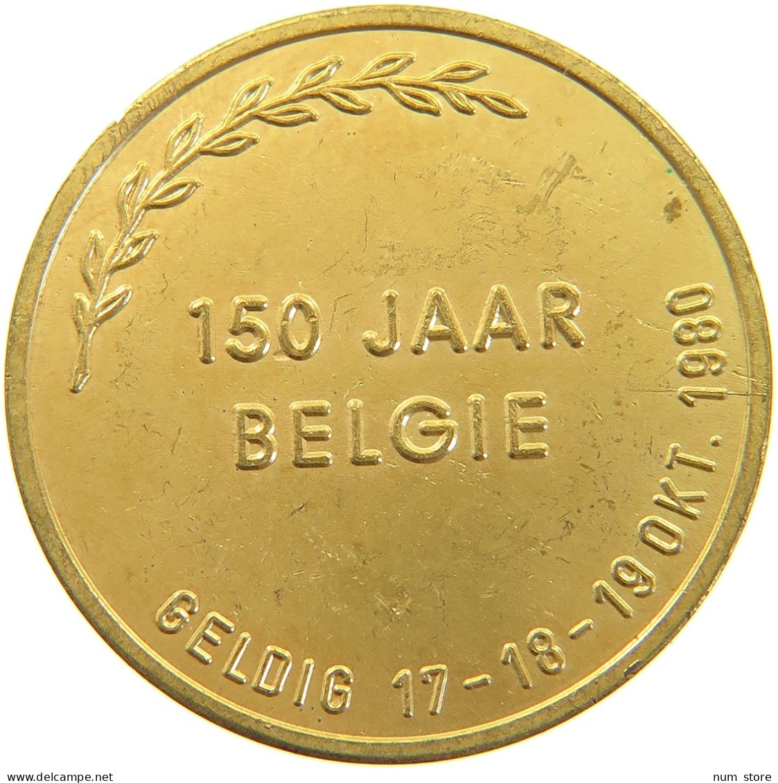 BELGIUM 50 FRANCS 1980 BADOUIN I. 1951-1993 MANEBLUSSER #a070 0395 - 50 Frank