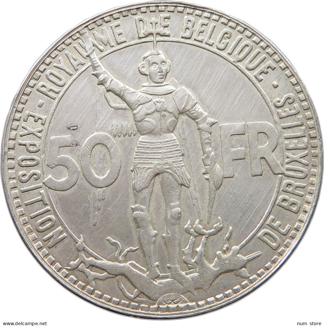 BELGIUM 50 FRANCS 1935 RARE #t121 0053 - 50 Francs