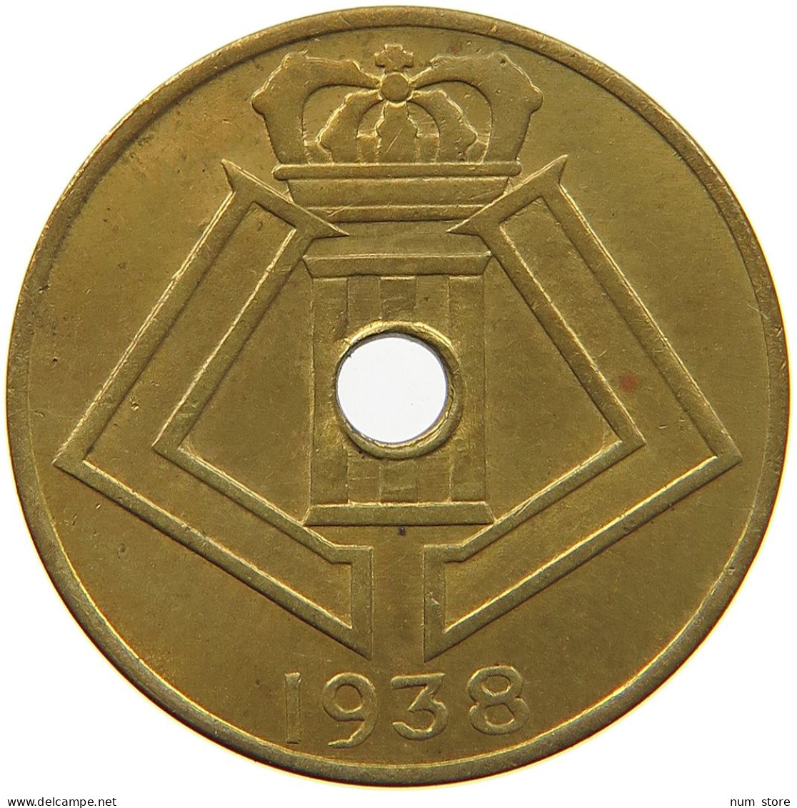 BELGIUM 5 CENTIMES 1938 BELGIUM 5 CENTIMES 1938 PATTERN VERY RARE DUPR.2628 #t081 0079 - 5 Centimes