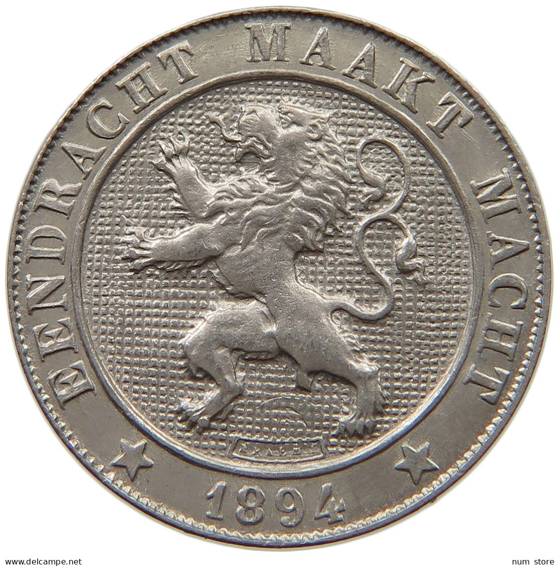 BELGIUM 5 CENTIMES 1894 Leopold II. 1865-1909 #s040 0577 - 5 Centimes