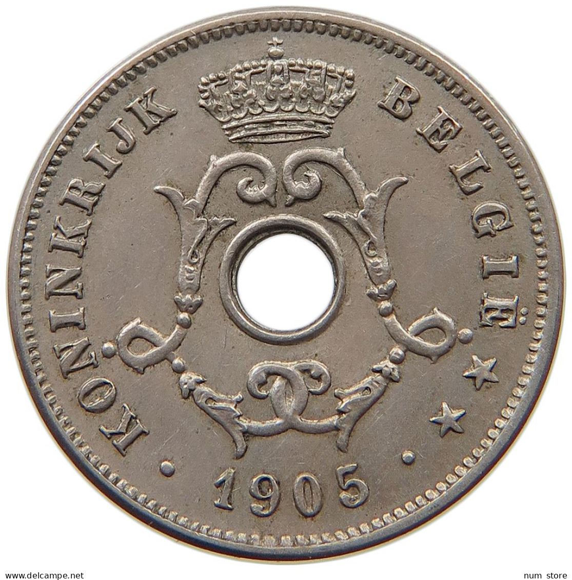 BELGIUM 5 CENTIMES 1905  #t078 0571 - 5 Cents