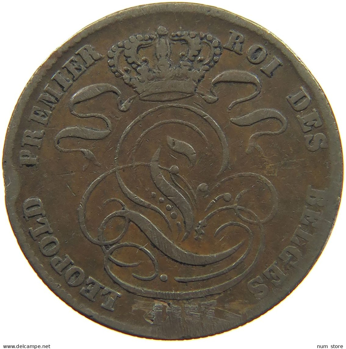 BELGIUM 5 CENTIMES 1857 Leopold I. (1831-1865) #c021 0573 - 5 Cent