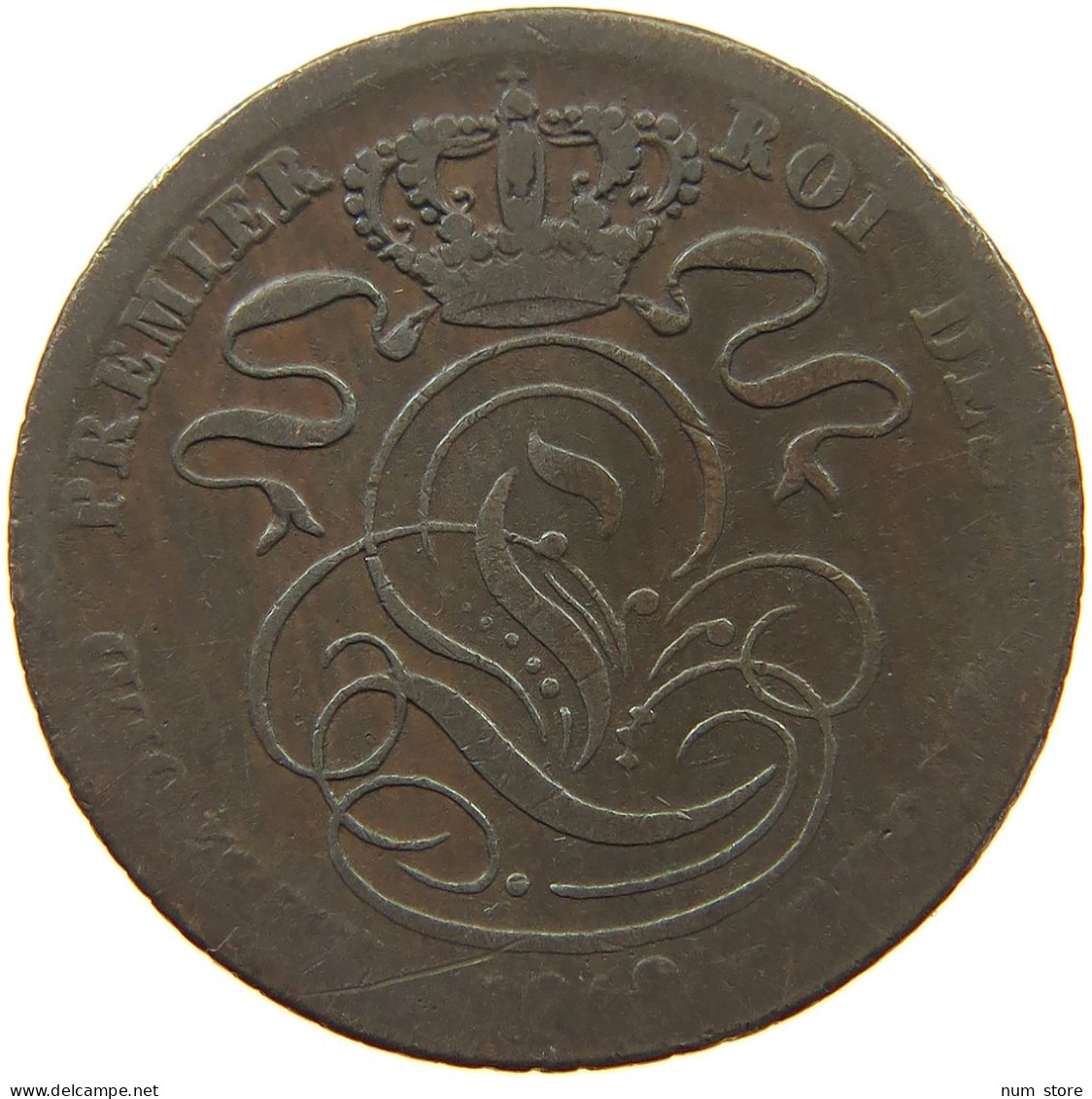 BELGIUM 5 CENTIMES 1848 Leopold I. (1831-1865) #a066 0083 - 5 Cent