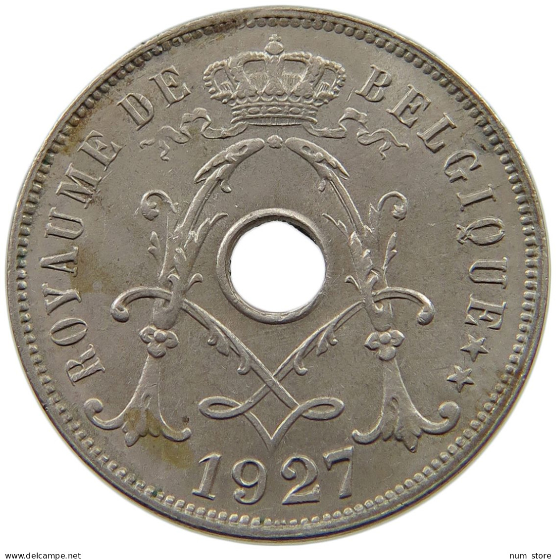 BELGIUM 25 CENTIMES 1927  #t061 0263 - 25 Centimes