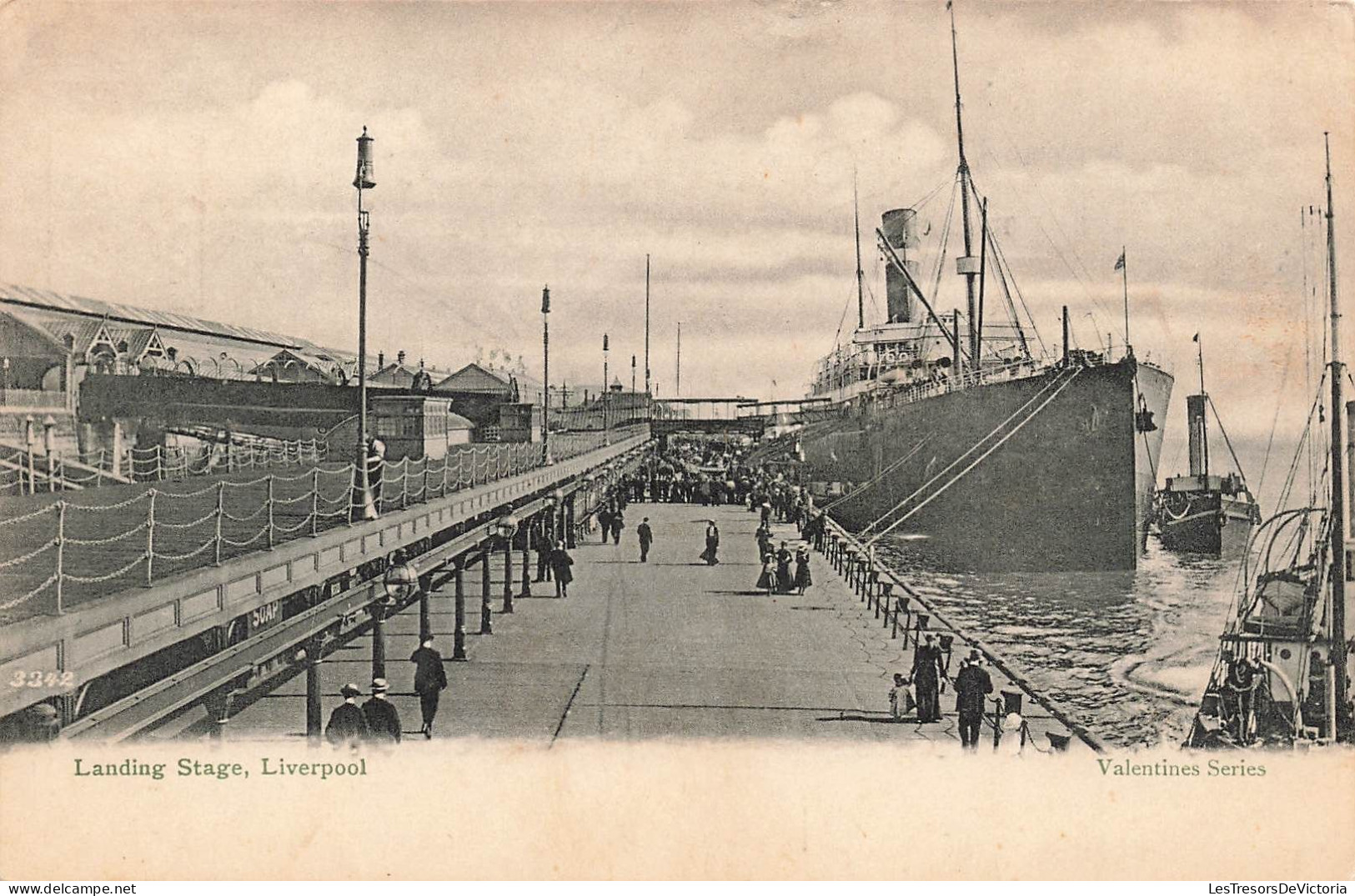 ROYAUME UNI - Lancashire - Liverpool - La Débarcadère - Animé - Carte Postale Ancienne - Liverpool