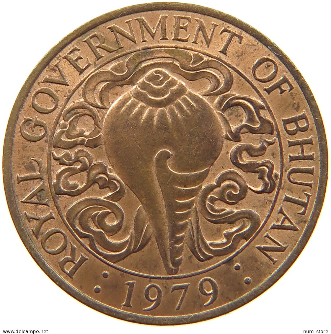 BHUTAN 10 CHETRUMS 1979  #a032 0491 - Bhoutan