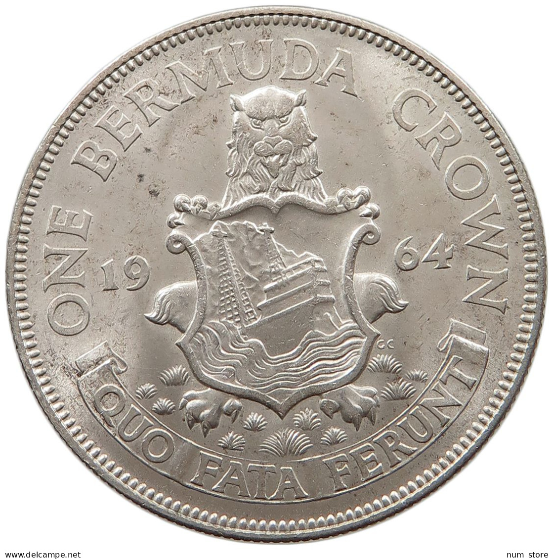 BERMUDA CROWN 1964 Elizabeth II. (1952-) #s015 0205 - Bermudes