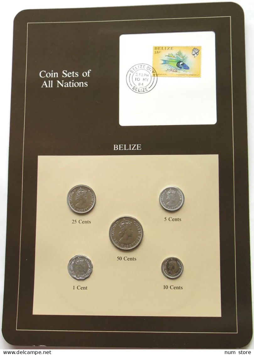 BELIZE SET  FRANKLIN MINT #bs09 0049 - Belize