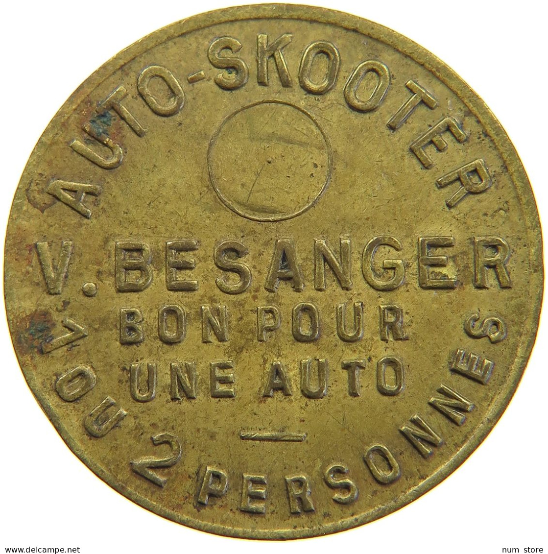 BELGIUM TOKEN  TOKEN V. BESANGER AUTO-SKOOTER #a062 0241 - Autres & Non Classés