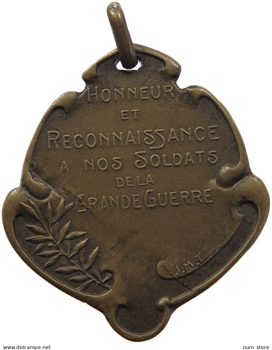 BELGIUM MEDAL 1919 Albert I. 1909-1934 WW1 MEDAL 1919 GRAND GUERRE #s006 0293 - Unclassified