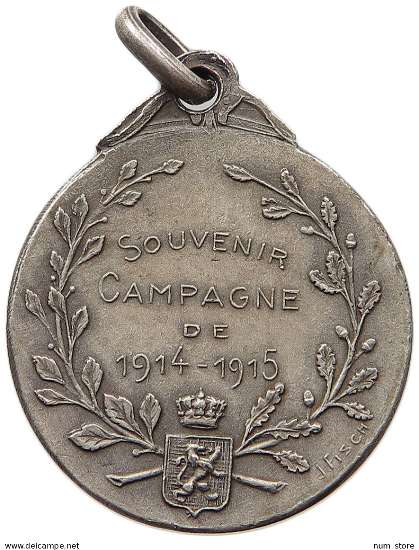 BELGIUM MEDAL 1914 1915 Albert I. 1909-1934 WW1 ALBERT 1914-1915 FISCH #s007 0171 - Unclassified