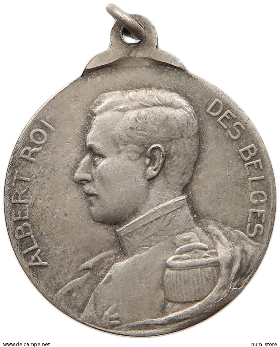 BELGIUM MEDAL 1914 1915 Albert I. 1909-1934 WW1 ALBERT 1914-1915 #s007 0157 - Zonder Classificatie