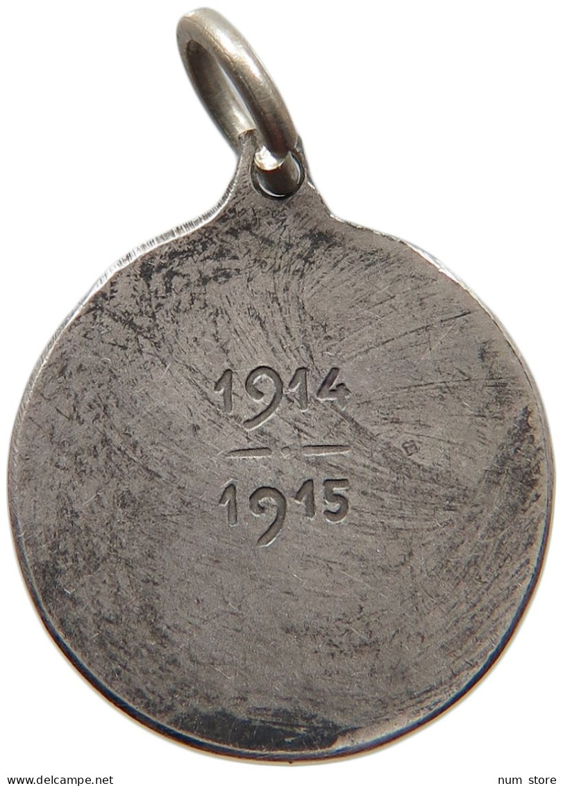 BELGIUM MEDAL 1914-1915 Albert I. 1909-1934 WW1 1914 1915 #s006 0195 - Ohne Zuordnung