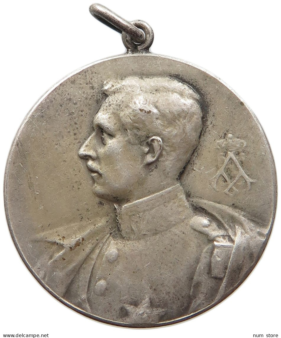 BELGIUM MEDAL 1914 1915 Albert I. 1909-1934 WW1 ALBERT 1914 1915 #s007 0181 - Unclassified