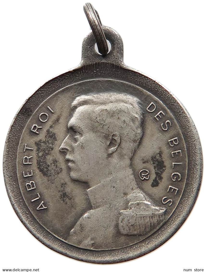 BELGIUM MEDAL 1914 Albert I. 1909-1934 WW1 ALBERT I. 1914 #s006 0163 - Ohne Zuordnung