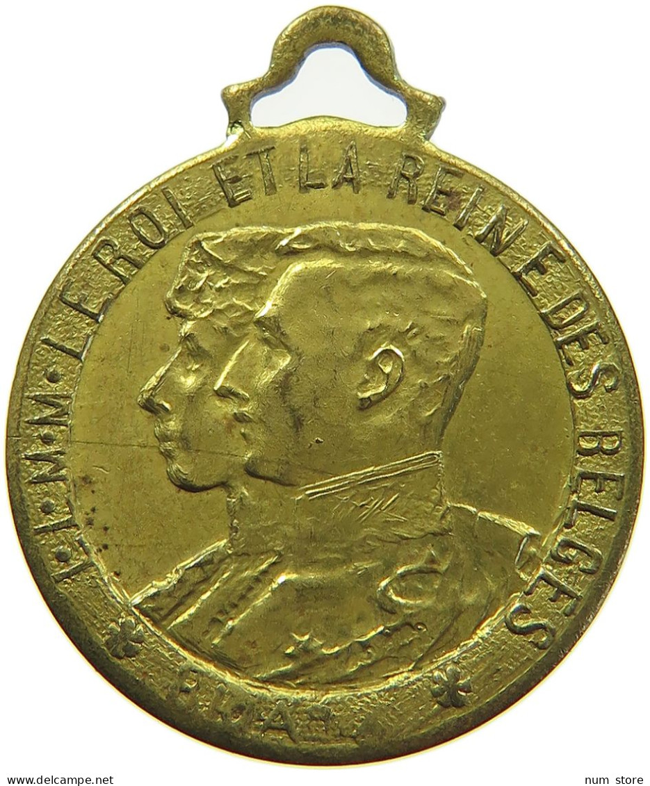 BELGIUM MEDAL 1914 Albert I. 1909-1934 WW1 1914 ALBERT #s006 0219 - Sin Clasificación